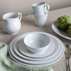 Rörstrand Swedish Grace Snø Dyp Tallerken 25cm Hvit