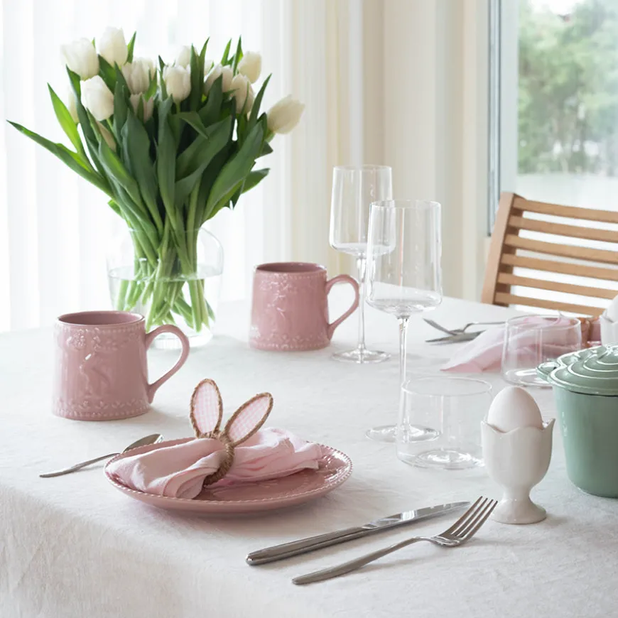 Seasons Easter Collection Krus m/Hare 450ml Rosa