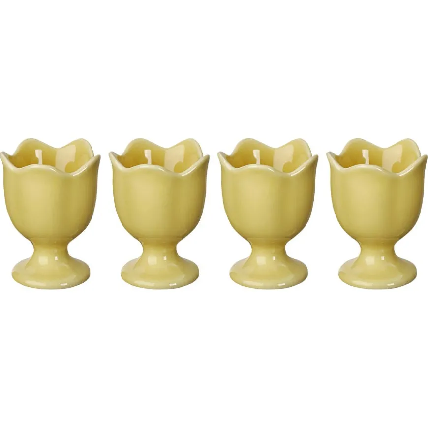 Seasons Easter Collection Eggeglass 7cm 4pk Gul