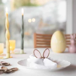 Seasons Easter Collection Serviettring m/Kaninører 4pk Rosa