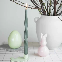 Seasons Easter Collection Egg m/Blomster 12,5cm Grønn