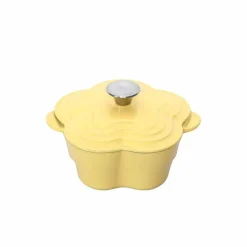 Seasons Easter Collection Støpejernsgryte Blomst 1.9L 30cm Gul