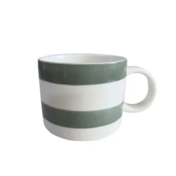 Seasons Fall Collection Krus 28cl Liggende Striper Grønn