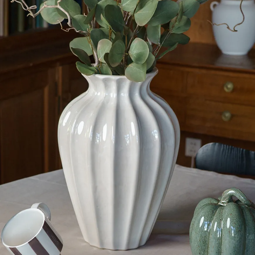 Seasons Fall Collection Vase Keramikk 38cm Krem