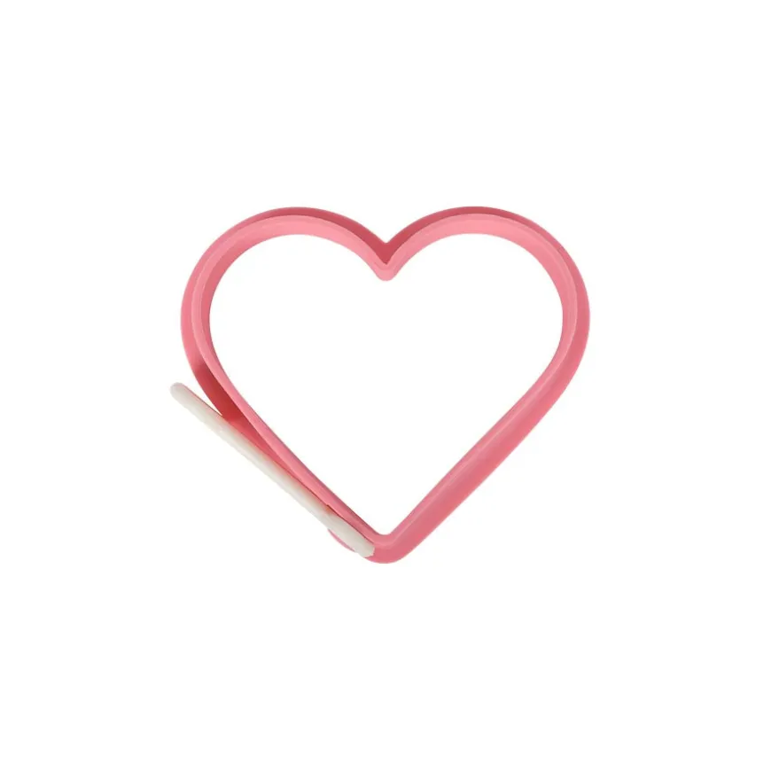 Seasons Love Collection Hjerteform Egg/Pannekake 9cm Rosa