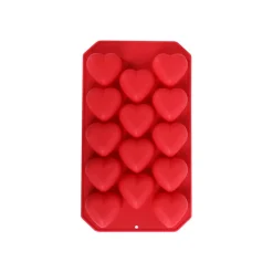 Seasons Love Collection Isbitform Hjerter Silikon 22x11x2cm Rød