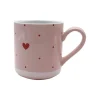 Seasons Love Collection Krus m/ Hjerte & Prikker 42cl Rosa