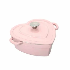 Seasons Love Collection Støpejernsgryte Hjerte Rosa 2,8L 23cm