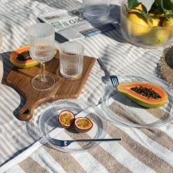 Seasons Summer Collection Asjett m/Riller 20cm Klar