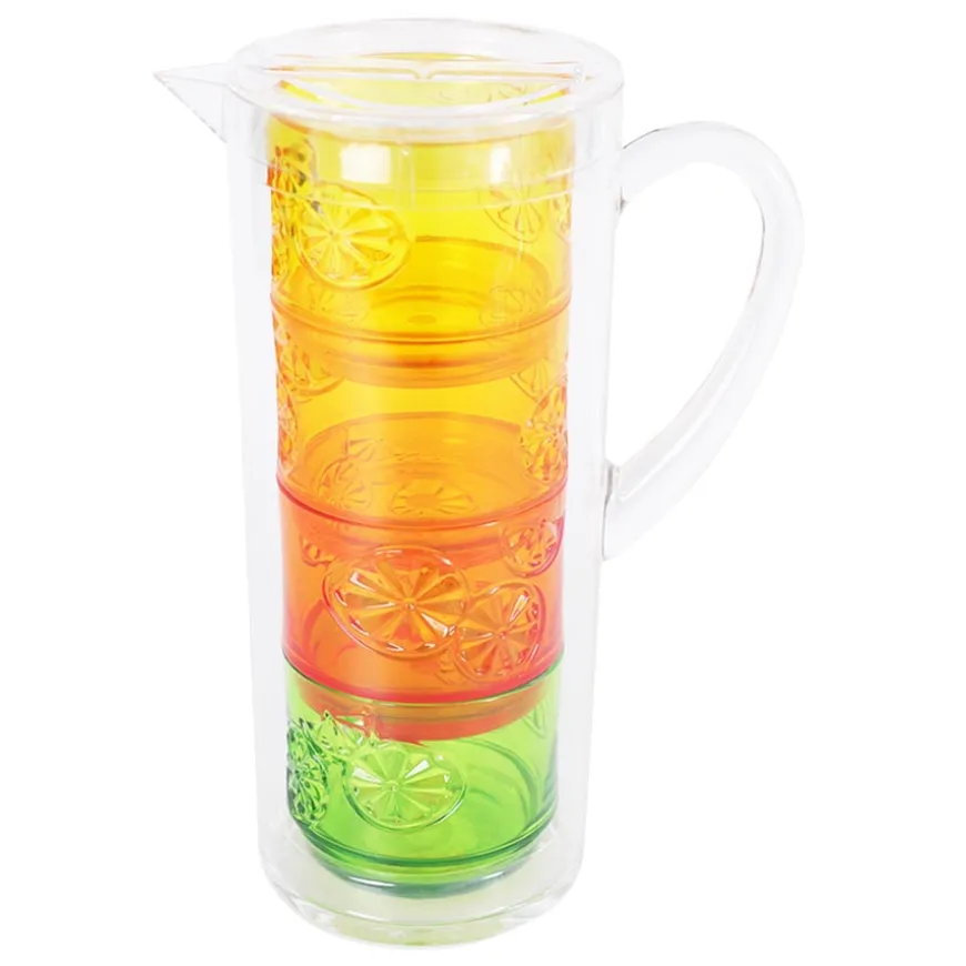 Sommer Mugge 2L - Glass 4stk i plast