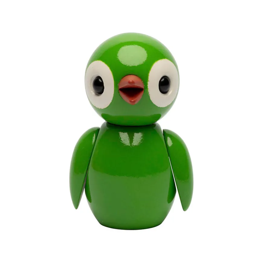 Spring Copenhagen Grateful Green fuglefigur i tre