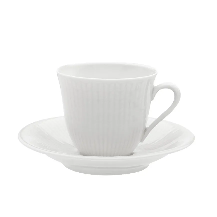 Swedish Grace Kaffekopp 16cl & Skål Snø/Hvit