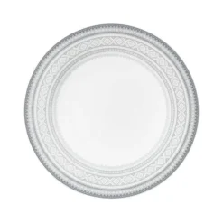TALLERKEN FLAT 22 CM GRÅ - 4PK