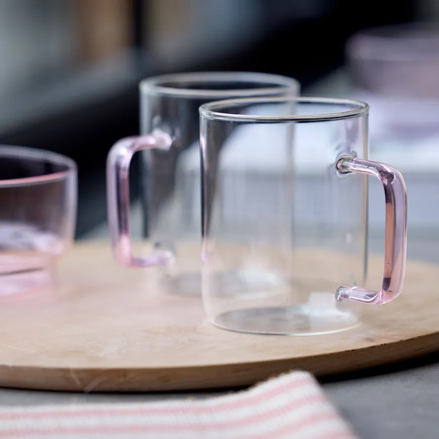 Torino Glasskrus 40cl Rosa 2pk