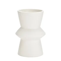 Vase Keramikk 16cm Hvit