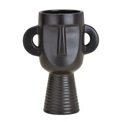 Vase Keramikk 24cm Svart