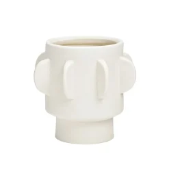 Vase Porselen Hvit 14 cm