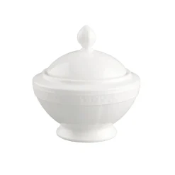 Villeroy & Boch White Pearl Sukkerskål 35cl med Lokk