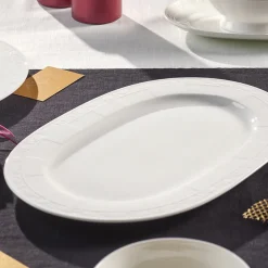 Villeroy & Boch White Pearl Ovalt Fat 35cm