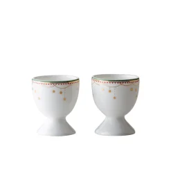 Wik & Walsøe Julemorgen Girlander Eggeglass 2pk
