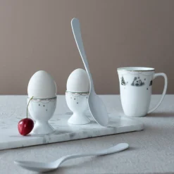 Wik & Walsøe Julemorgen Girlander Eggeglass 2pk