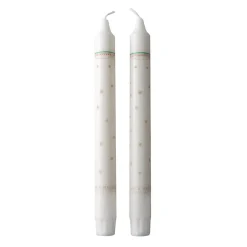 Wik & Walsøe Julemorgen Kronelys 2pk
