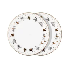 Wik & Walsøe Julemorgen Story Tallerken 25cm 2pk